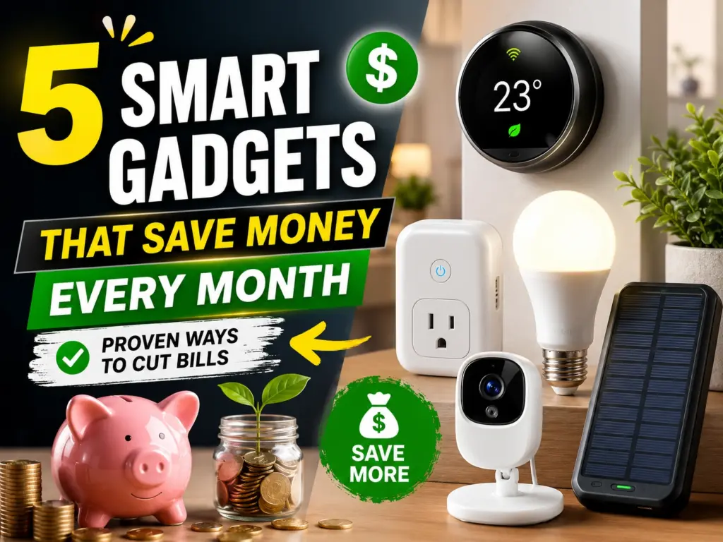 5 Smart Gadgets That Save Money Every Month – Proven Ways to Cut Bills