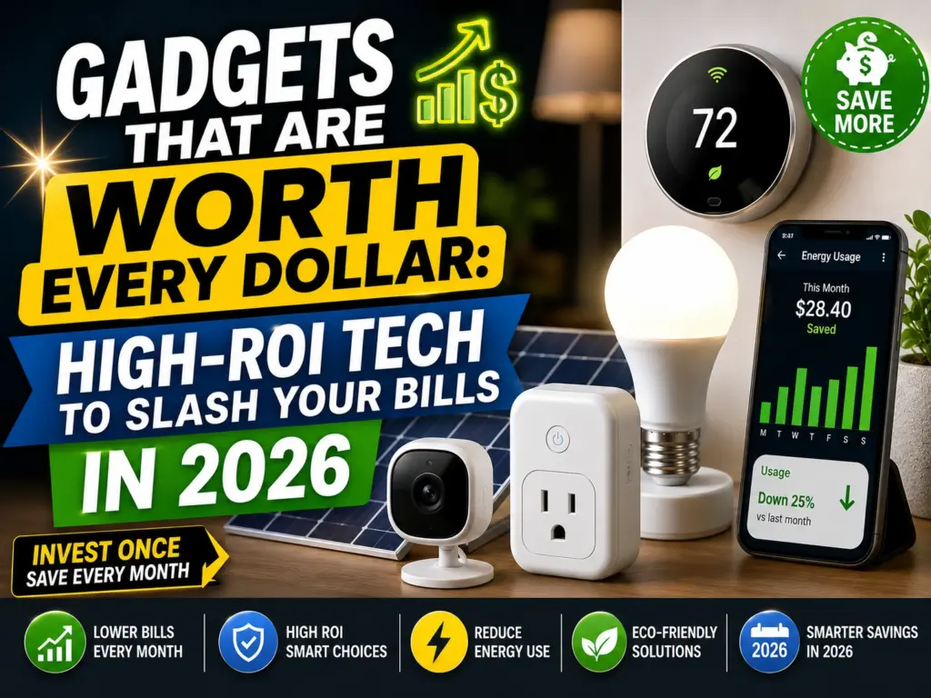 Gadgets That Are Worth Every Dollar: High‑ROI Tech to Slash Your Bills in 2026