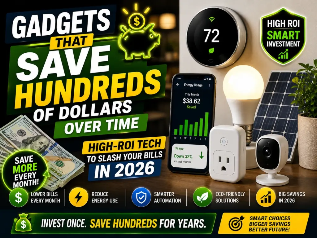 Gadgets That Save Hundreds of Dollars Over Time – High‑ROI Tech to Slash Your Bills in 2026