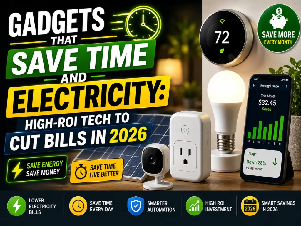 Gadgets That Save Time And Electricity: High‑ROI Tech to Cut Bills in 2026