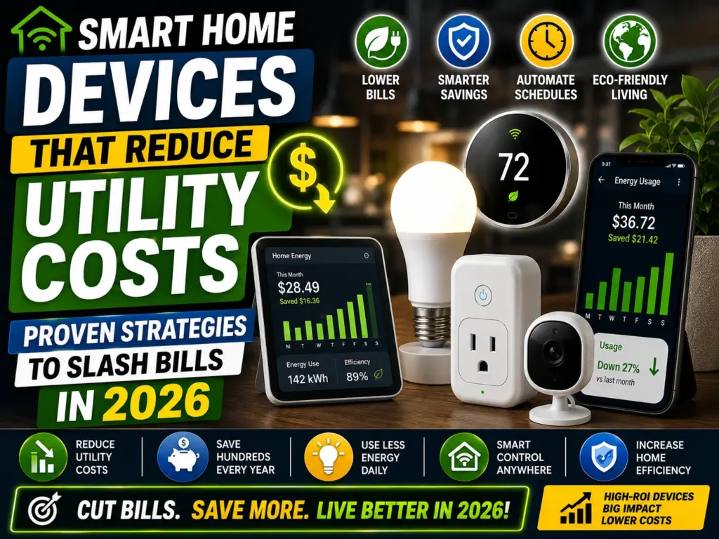 Smart Home Devices That Reduce Utility Costs – Proven Strategies to Slash Bills in 2026