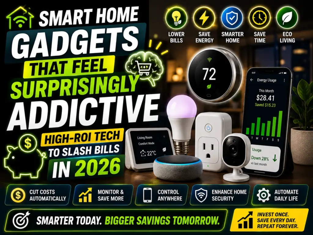 Smart Home Gadgets That Feel Surprisingly Addictive – High‑ROI Tech to Slash Bills in 2026