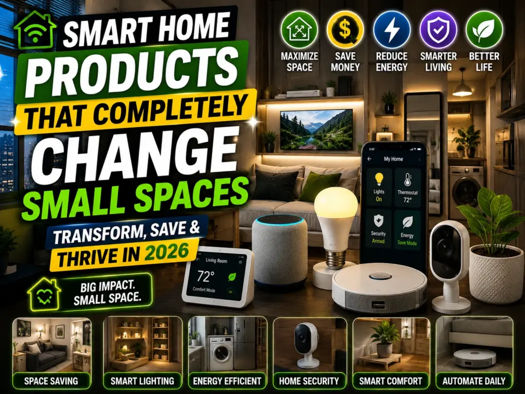 Smart Home Products That Completely Change Small Spaces – Transform, Save & Thrive in 2026