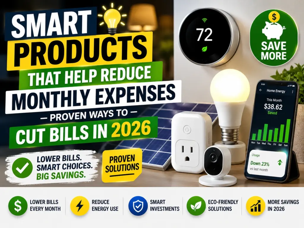 Smart Products That Help Reduce Monthly Expenses – Proven Ways to Cut Bills in 2026