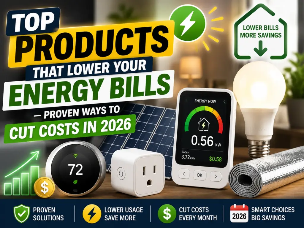 Top Products That Lower Your Energy Bills – Proven Ways to Cut Costs in 2026